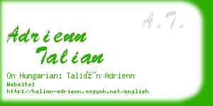 adrienn talian business card